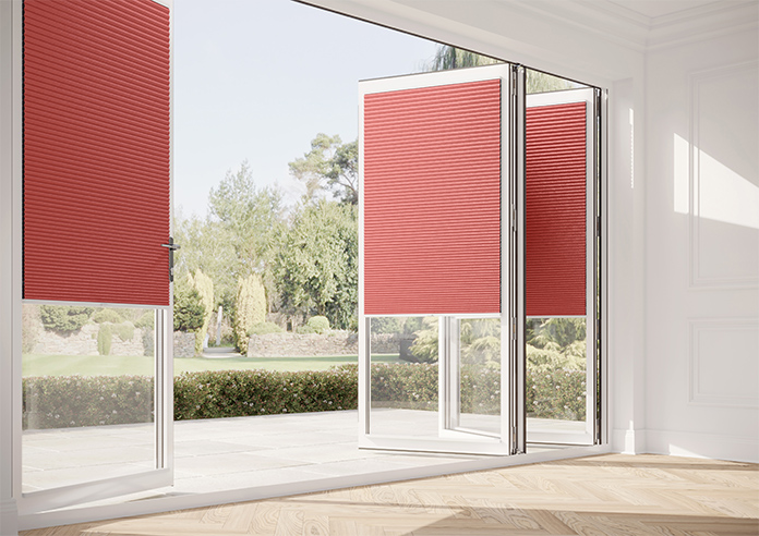 Umbra (Blackout), Toasted Red - Stick Fit Honeycomb Blind - Image 12
